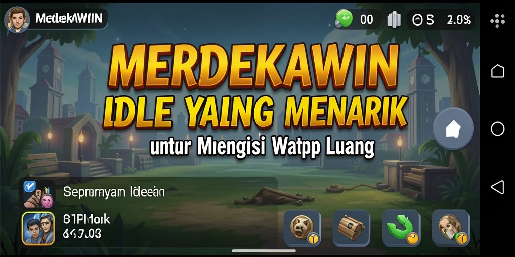 Tampilan menarik dari gameplay MERDEKAWIN yang menyenangkan.
