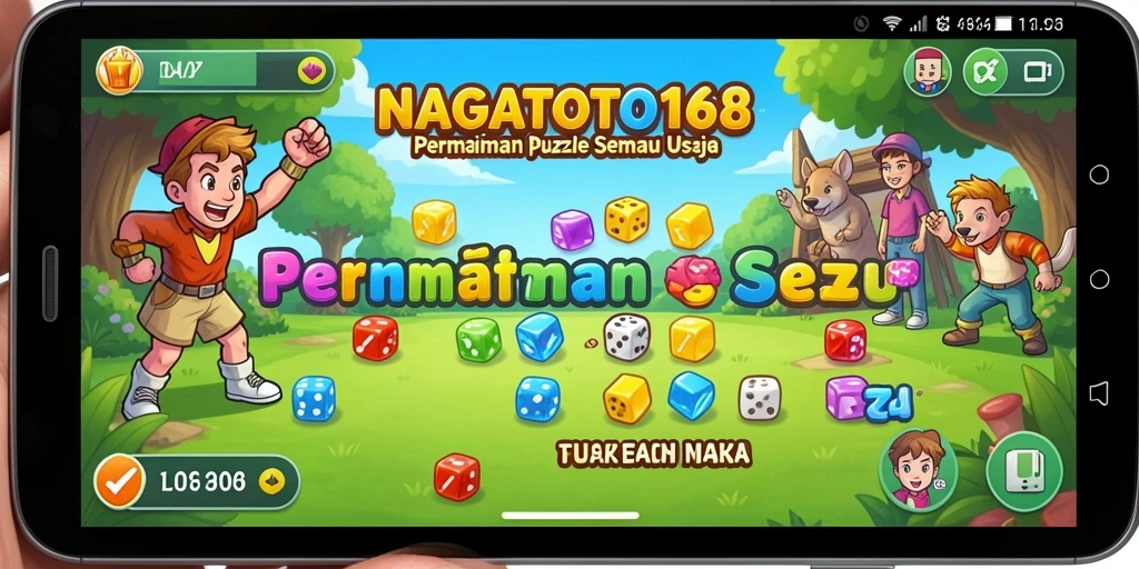 Tampilan gameplay NAGATOTO168 yang menarik dan penuh warna.