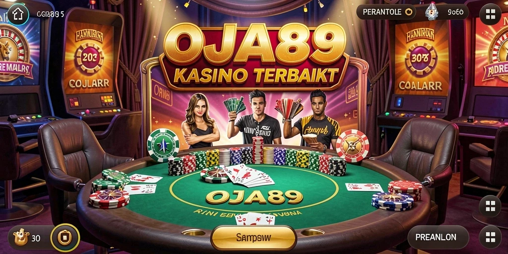 Screenshot OJA89 menunjukkan gameplay kasino yang mendebarkan.
