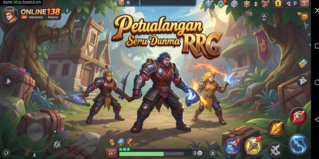 Tampilan menarik dari gameplay RPG yang mendebarkan.