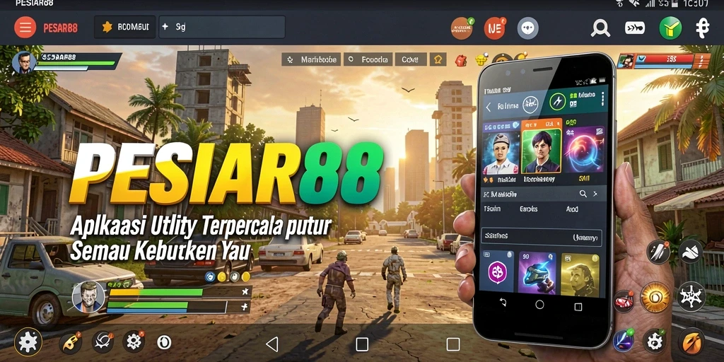 Tampilan antarmuka PESIAR88 yang user-friendly dan modern.