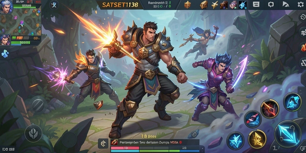 Tangkap aksi seru dan strategi permainan di SATSET138.