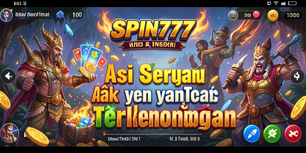 Tampilan gameplay SPIN777 yang penuh aksi dan mendebarkan.