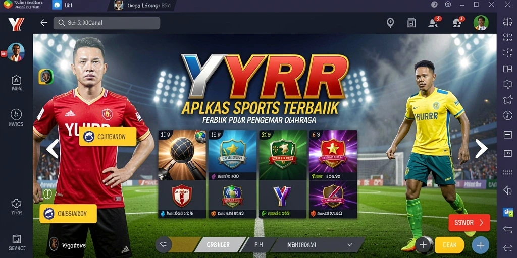 Tampilan antarmuka aplikasi YYRR yang menarik dan fungsional.